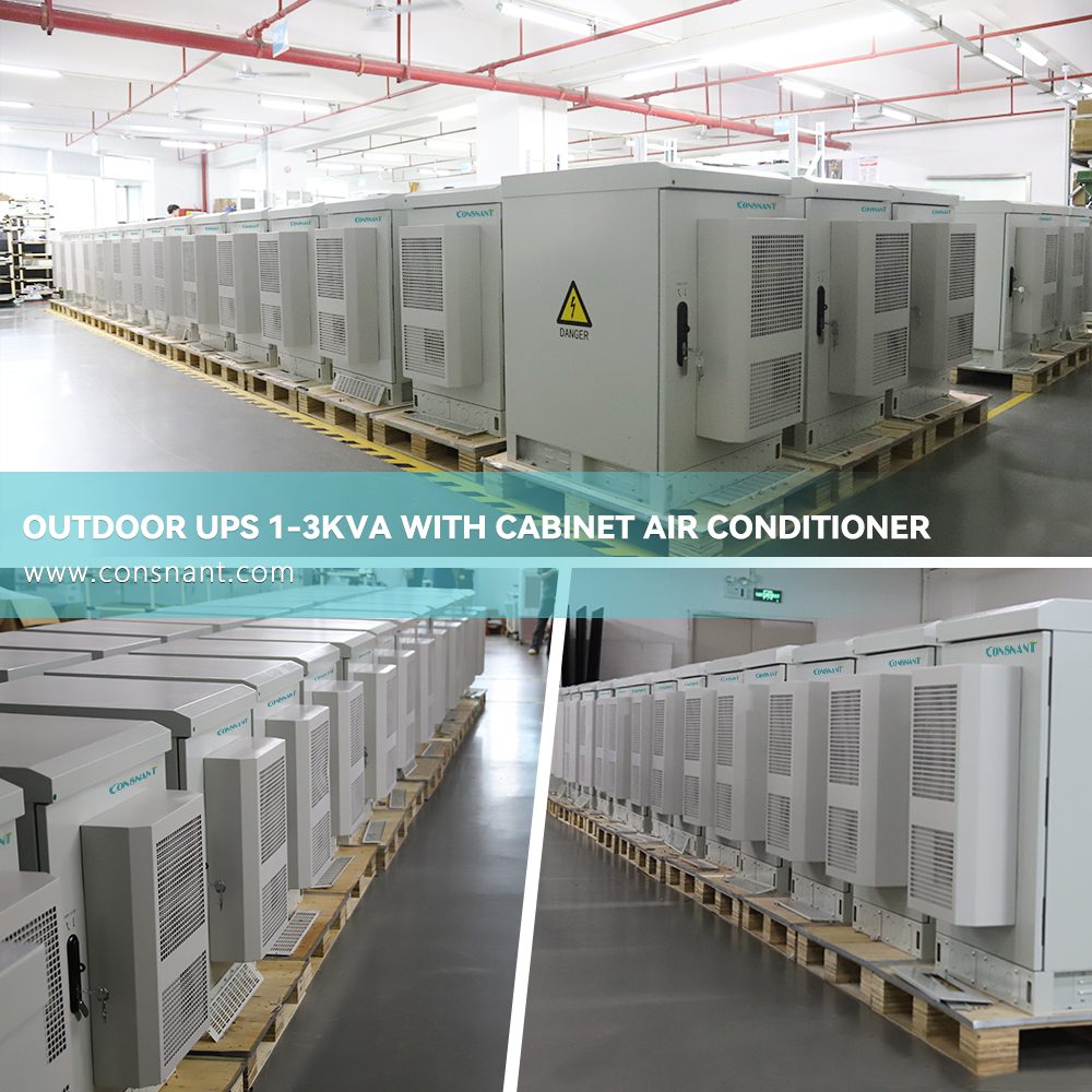 Outdoor UPS 1-3KVA with cabinet air conditioner